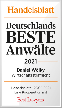 Auszeichnung Beste Anwälte 2021 Daniel Wölky