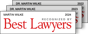 Auszeichnung Best Lawyers Dr. Martin Wilke